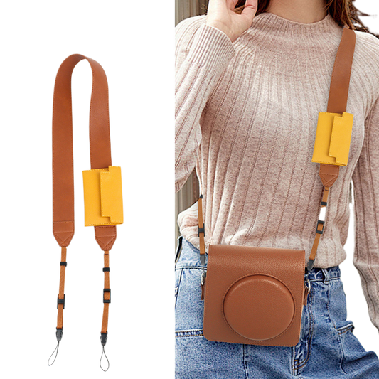 One-shoulder camera strap